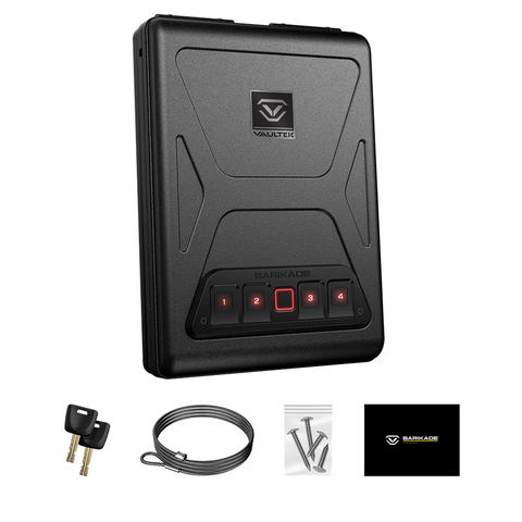 Barikade 1.0 Sub-Compact Rugged Safe with Biometric Scanner (BKD1B) (Titanium Gray)